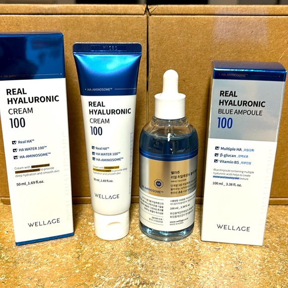 Wellage Other - Wellage Real Hyaluronic Cream 100+Blue Ampoule 100
